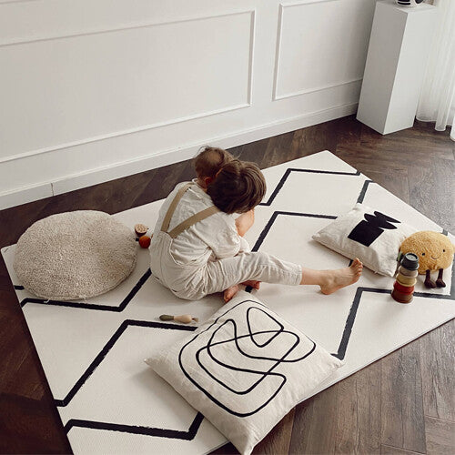 Eeveve foam speelmat 180x120 cm - beni - ecru