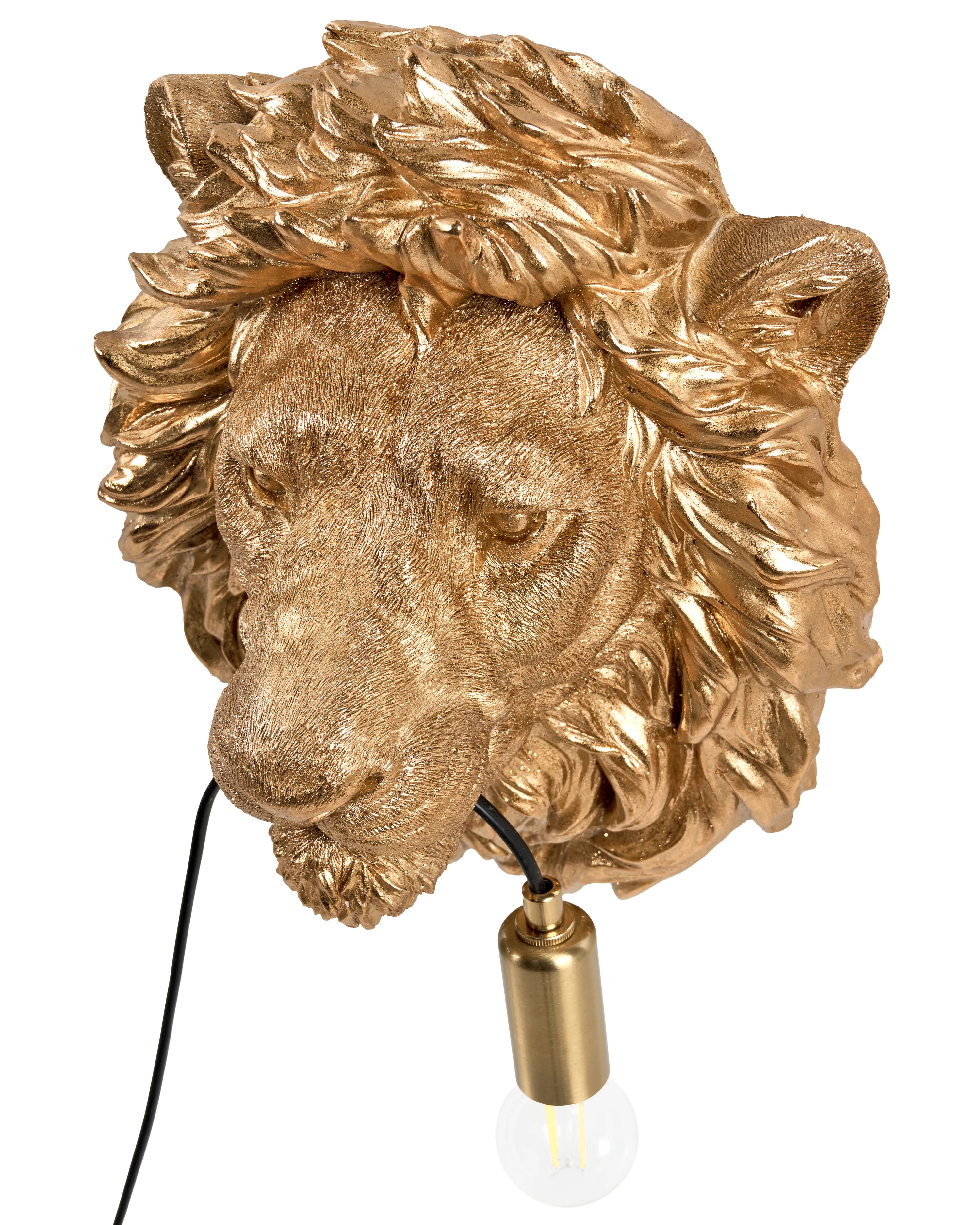 Wandlamp Leeuw SIMBA Goud