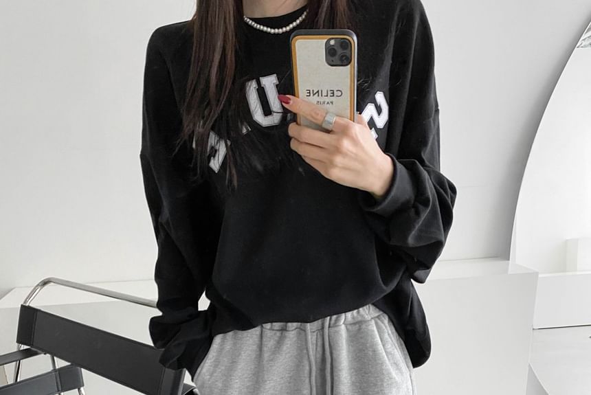 SeoulPop - Effen joggingbroek met trekkoordtaille