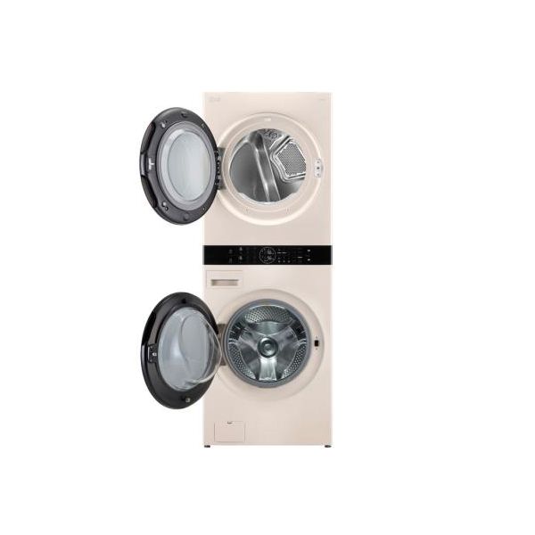 LG WT1210EEF WashTower 12/10Kg 1400RPM Classe C com Dupla Bomba de Calor