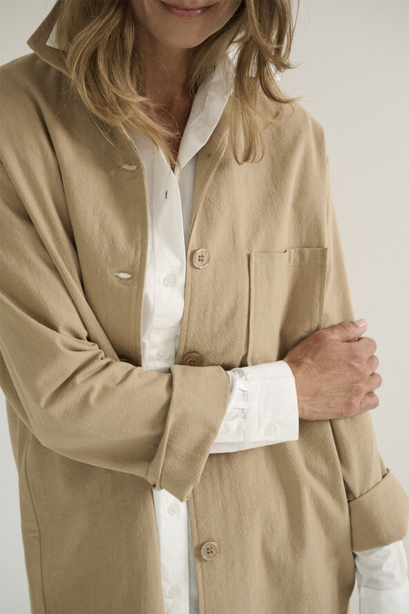 Moshi Moshi Mind higher shirt crepe Warm sand