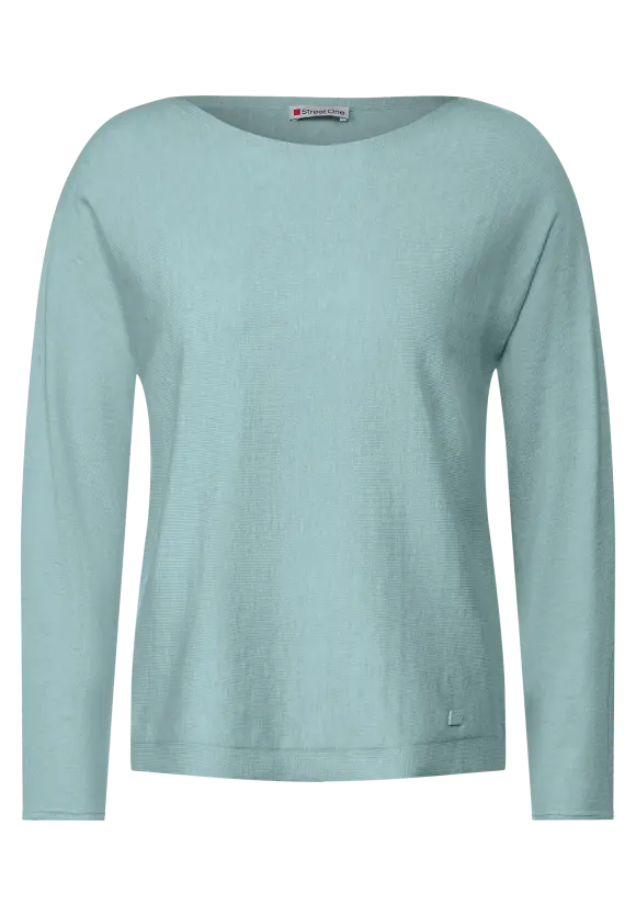 Dolman Pullover - iced mint melange