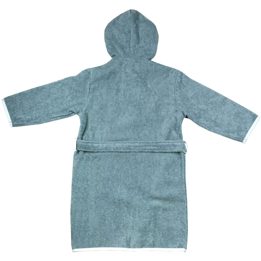 WÖRNER SÜDFROTTIER Bademantel Igel blau