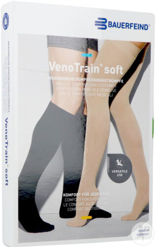 VenoTrain Soft Ad C2 Ort.Ouvert Plus Long Caramel S 1 Pièce