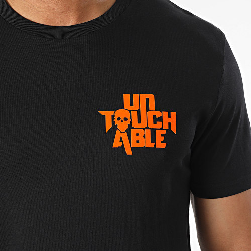 Tee Shirt Logo Velvet Noir Orange