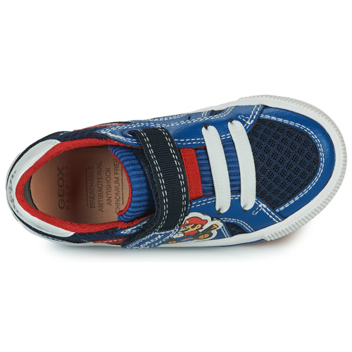 Geox - J ALONISSO BOY - Bleu / Rouge