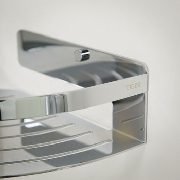 Tiger Caddy hoekkorf groot chroom