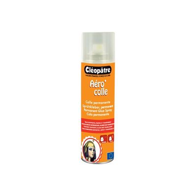 Cléopâtre Aéro'colle - Bombe de colle aérosol - 250 ml - Permanent