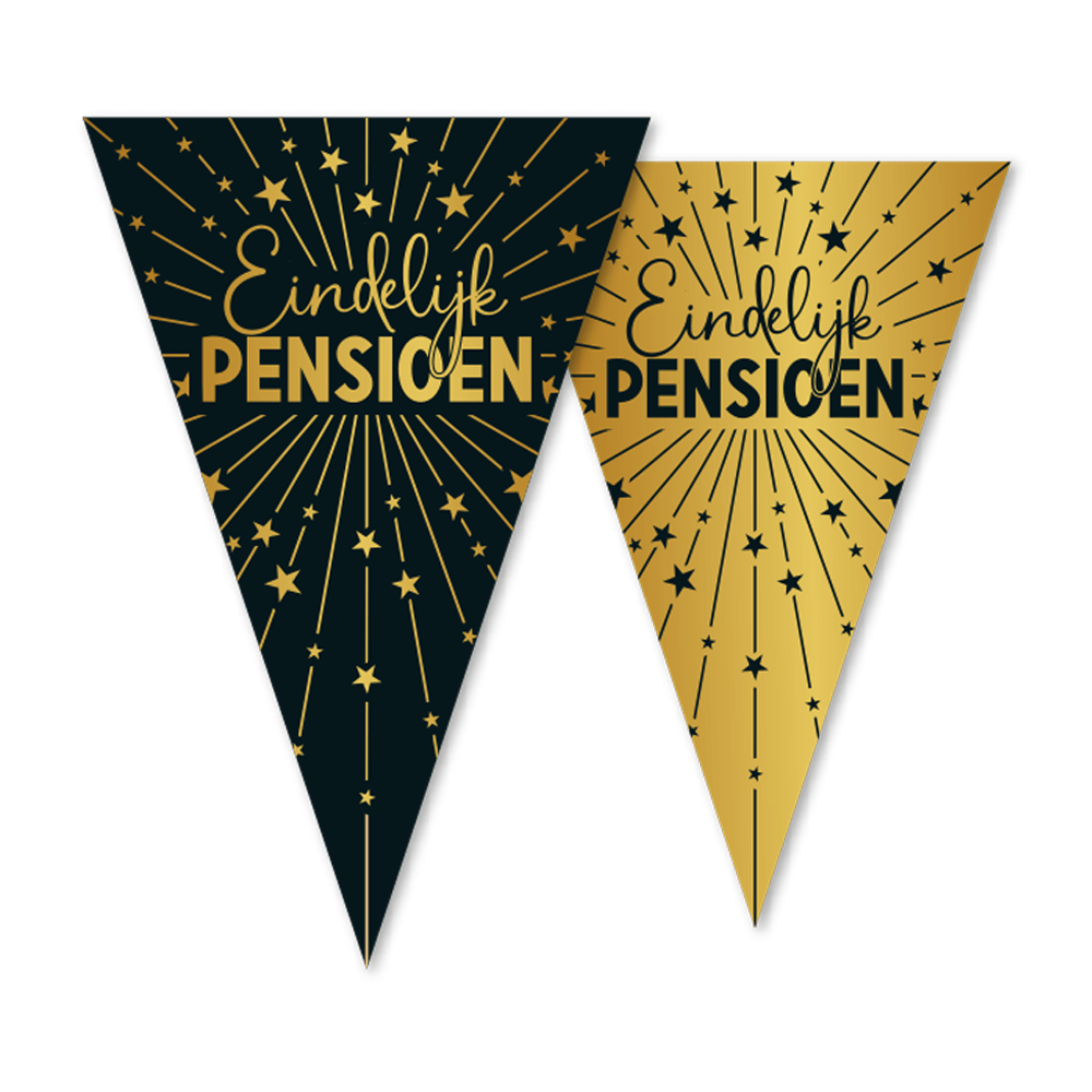 Pensioen Slinger Goud Zwart 10m