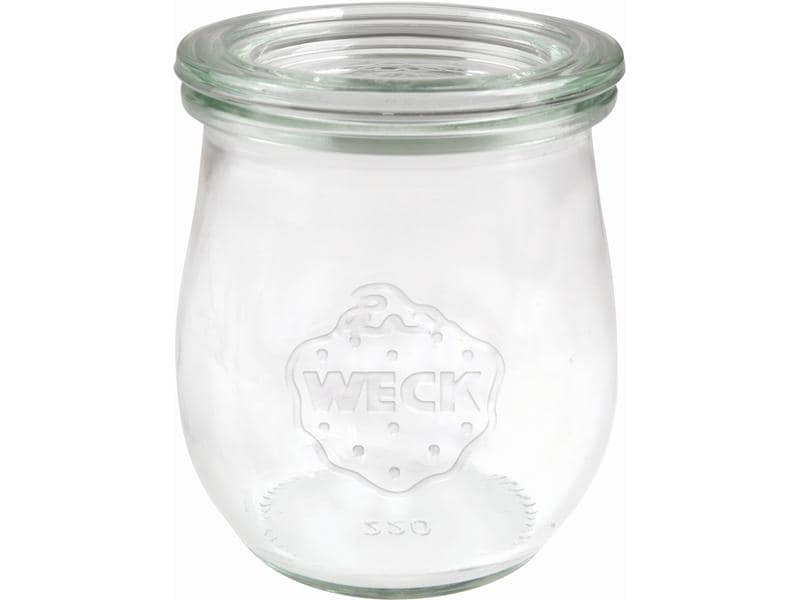 Weck Einmachglas 220 ml, 12 Stück Einmachgläser Set mit Deckel