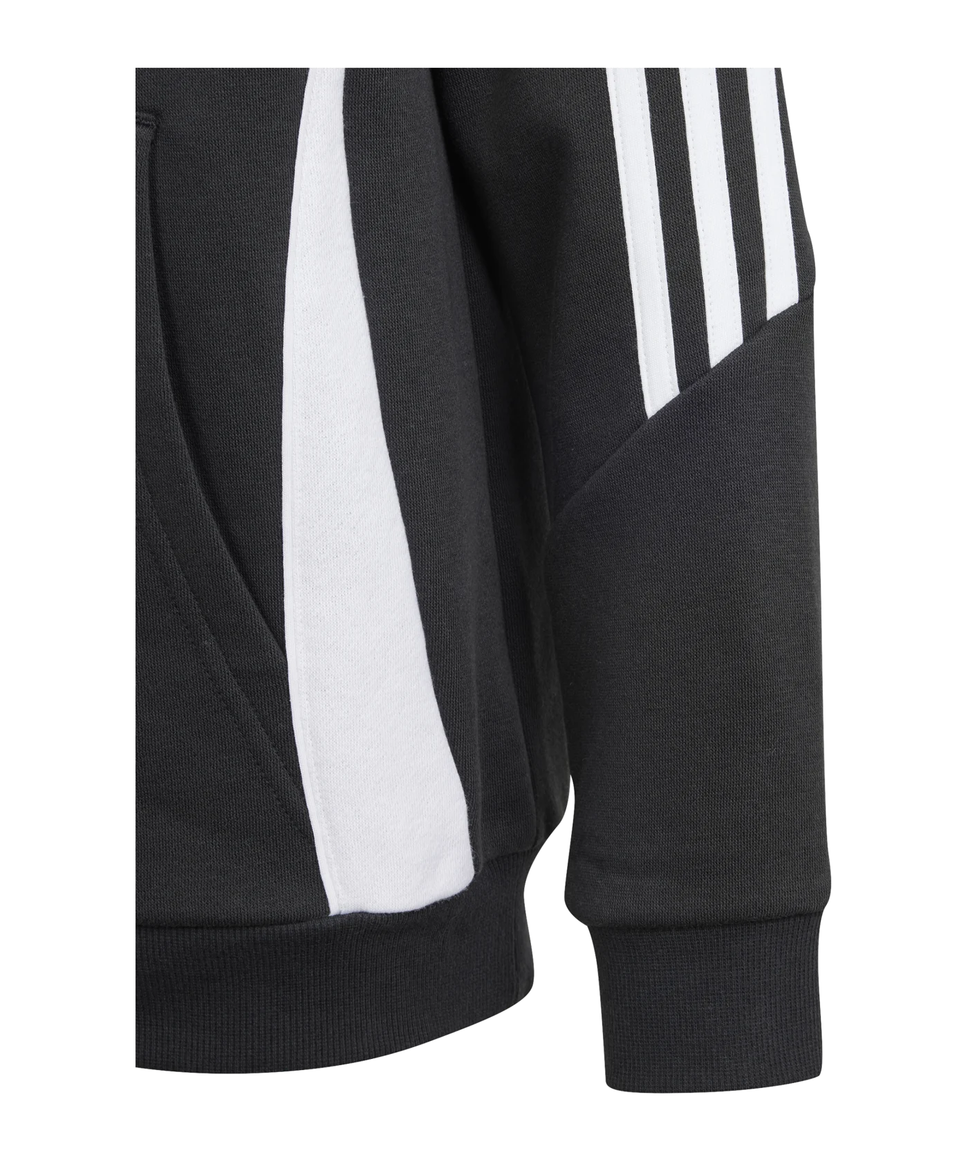 adidas Tiro 24 Hoody Kids Schwarz Weiss