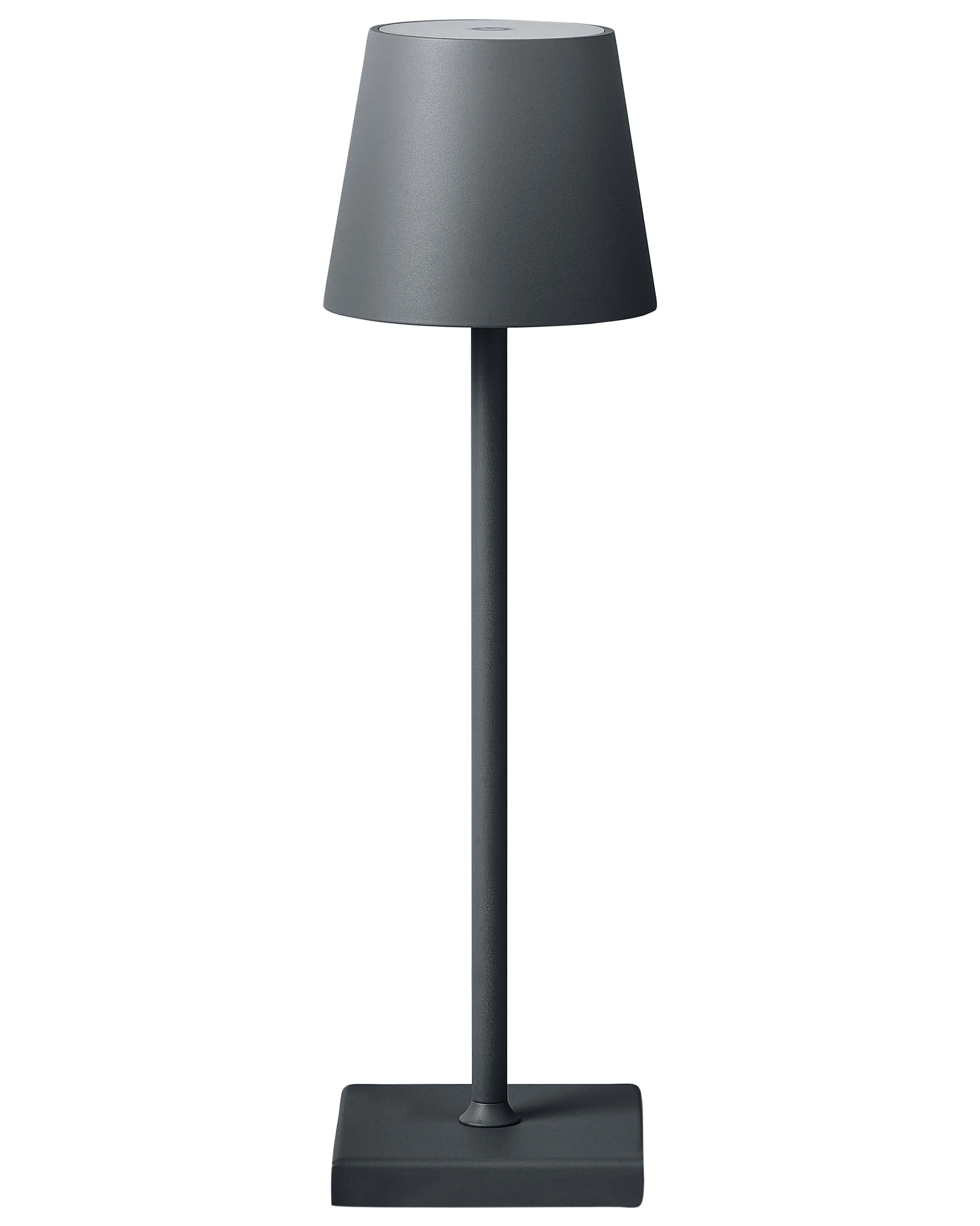 LED draadloze tafellamp BACEIRO met dimmer Metaal Donkergrijs