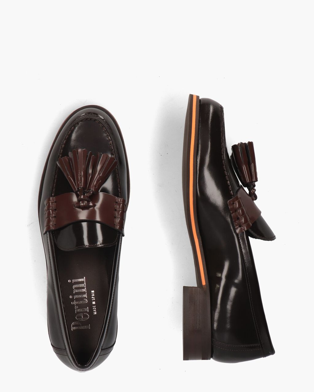Pertini 32746 Donkerbruin Damesloafers