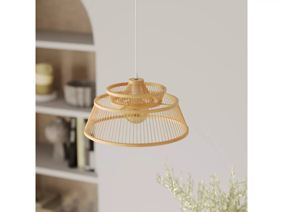 Suspension en bambou naturel D36 cm - Tahaa