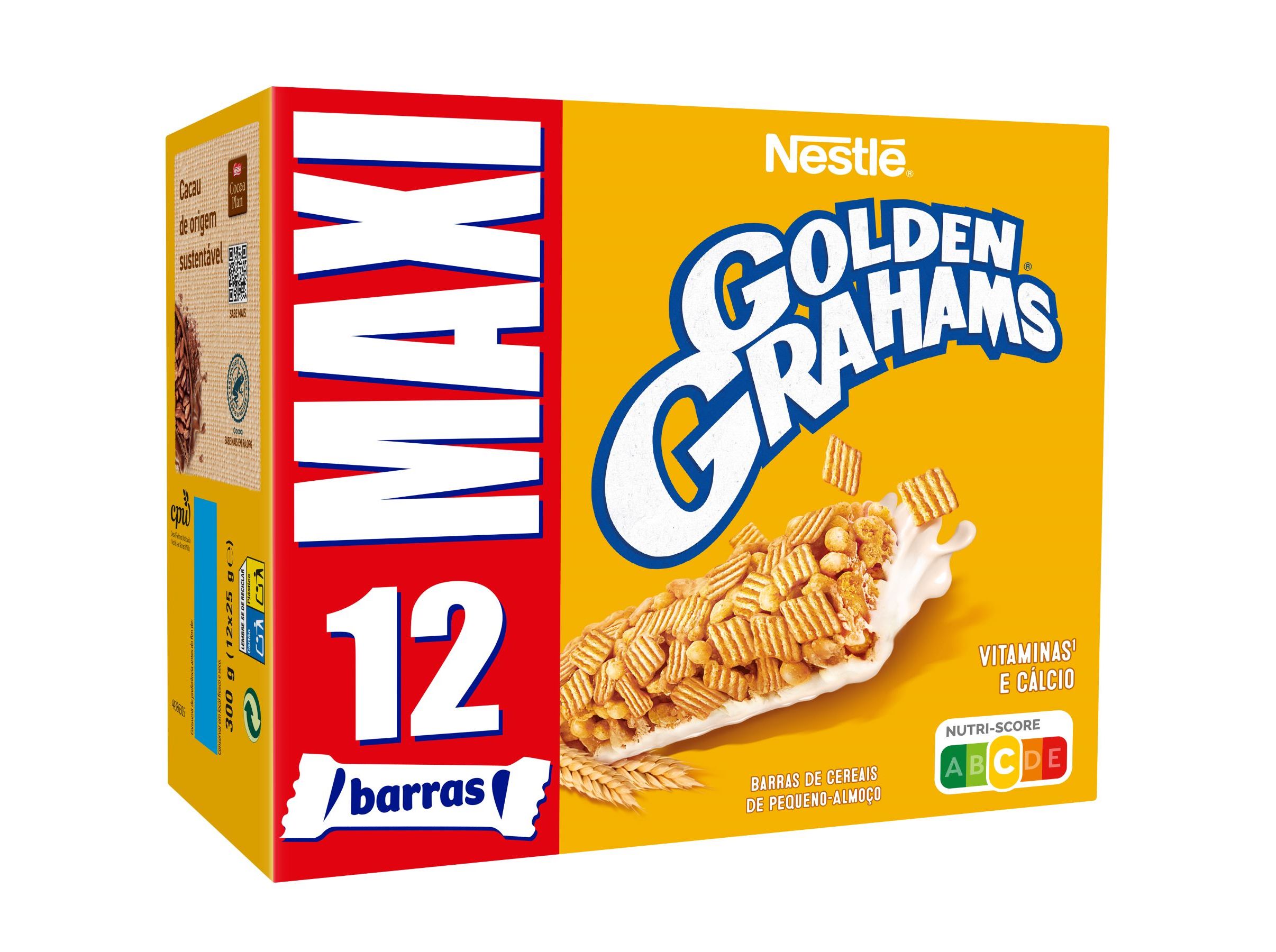 BARRA CEREAIS GOLDEN GRAHAMS PACK 12 UN