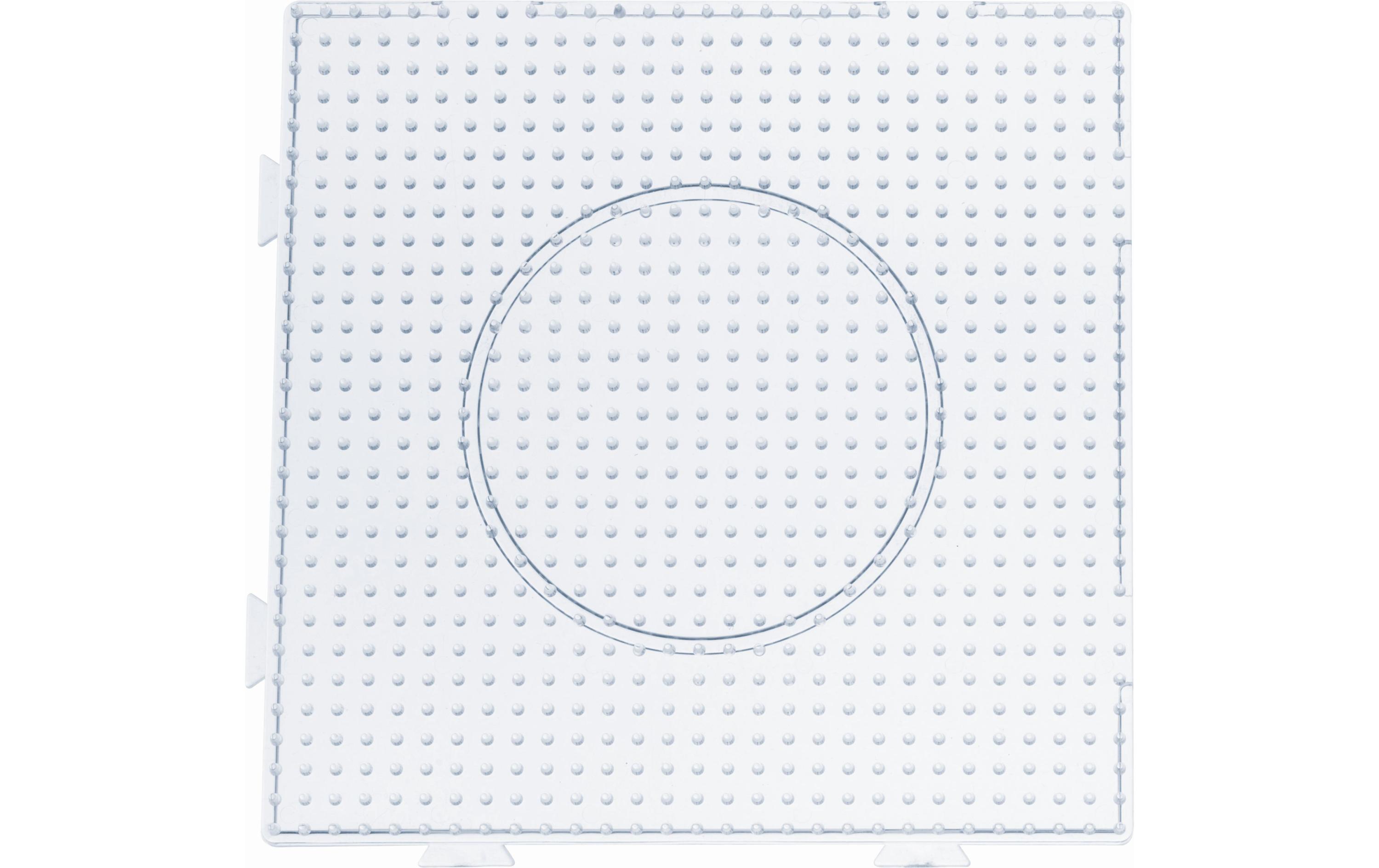 Bügelperlen Platten Stiftplatten-Set WeissSteckplatten-Set, 3 Stück