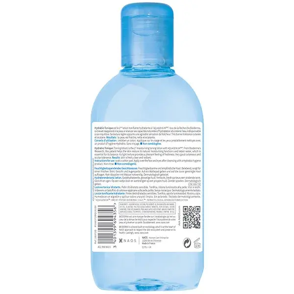 Loção hidratante Bioderma Hydrabio Tonic para pele sensível e desidratada 250ml