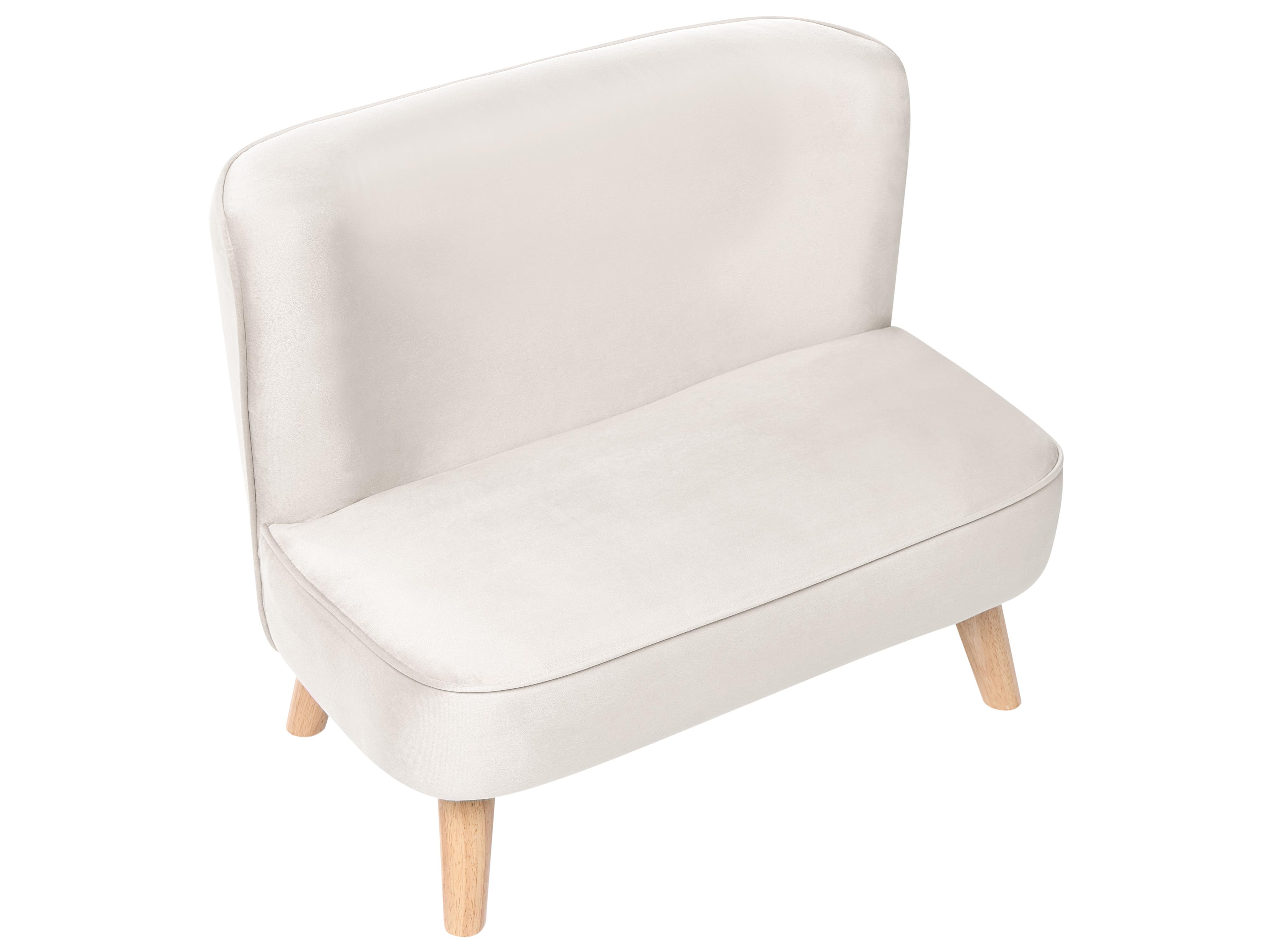 Kinderbank RISBY Fluweel Beige