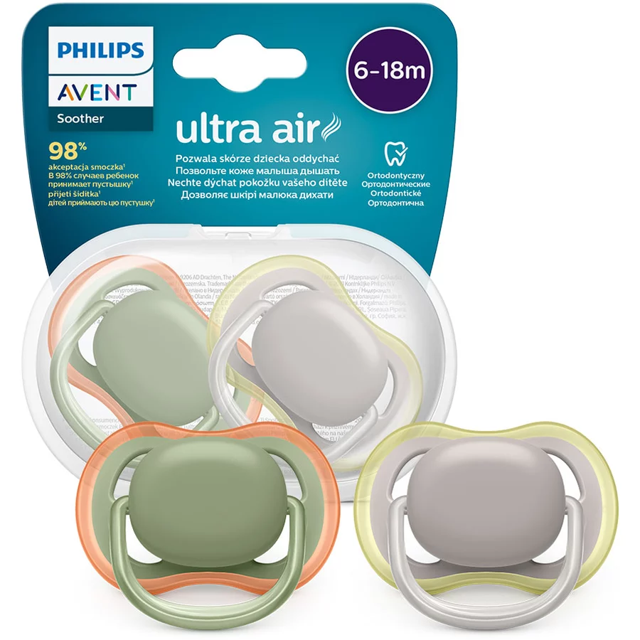 Philips Avent Schnuller ultra air Neutral von 6-18 Monaten