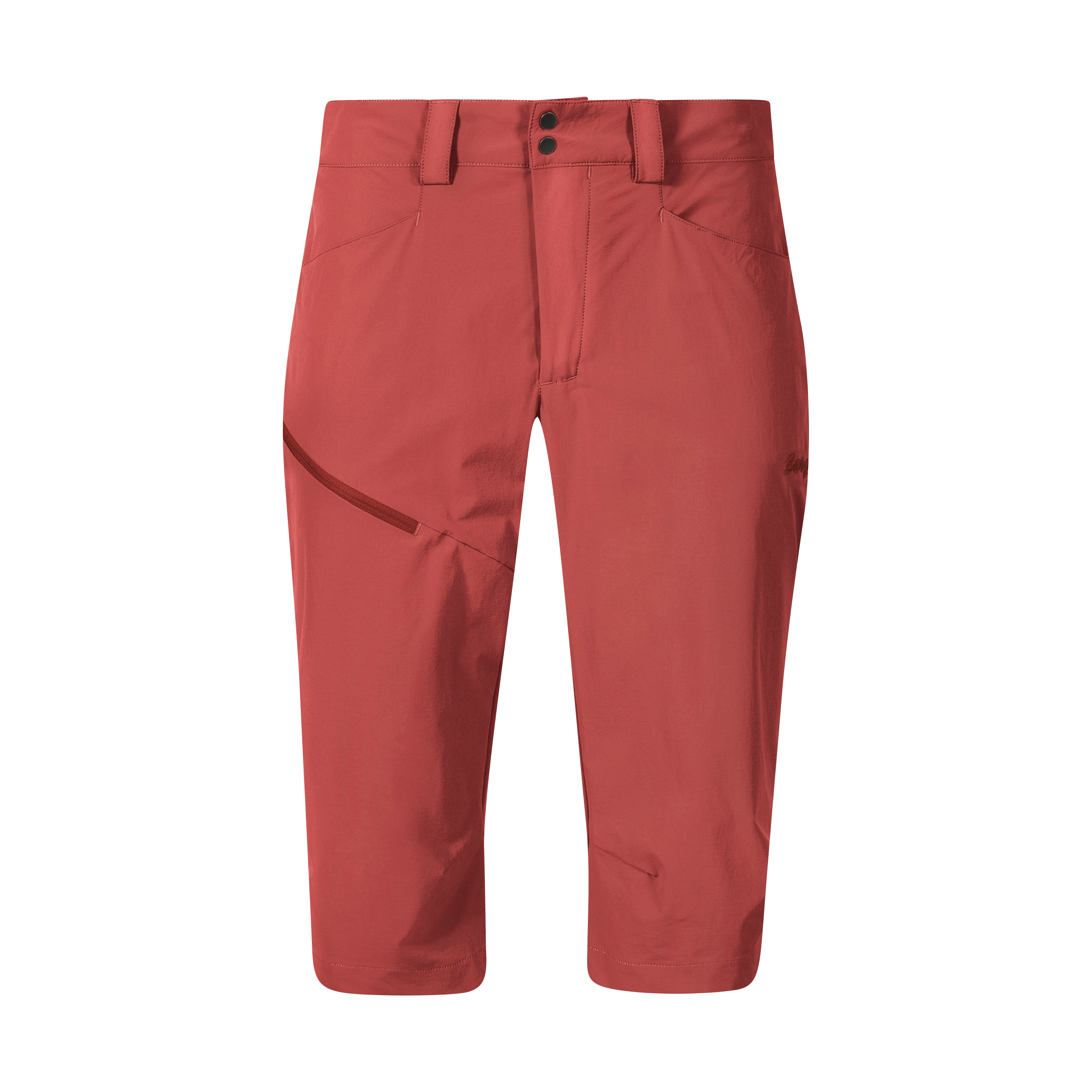 Vandre Light Softshell Long Shorts Women Rusty Dust
