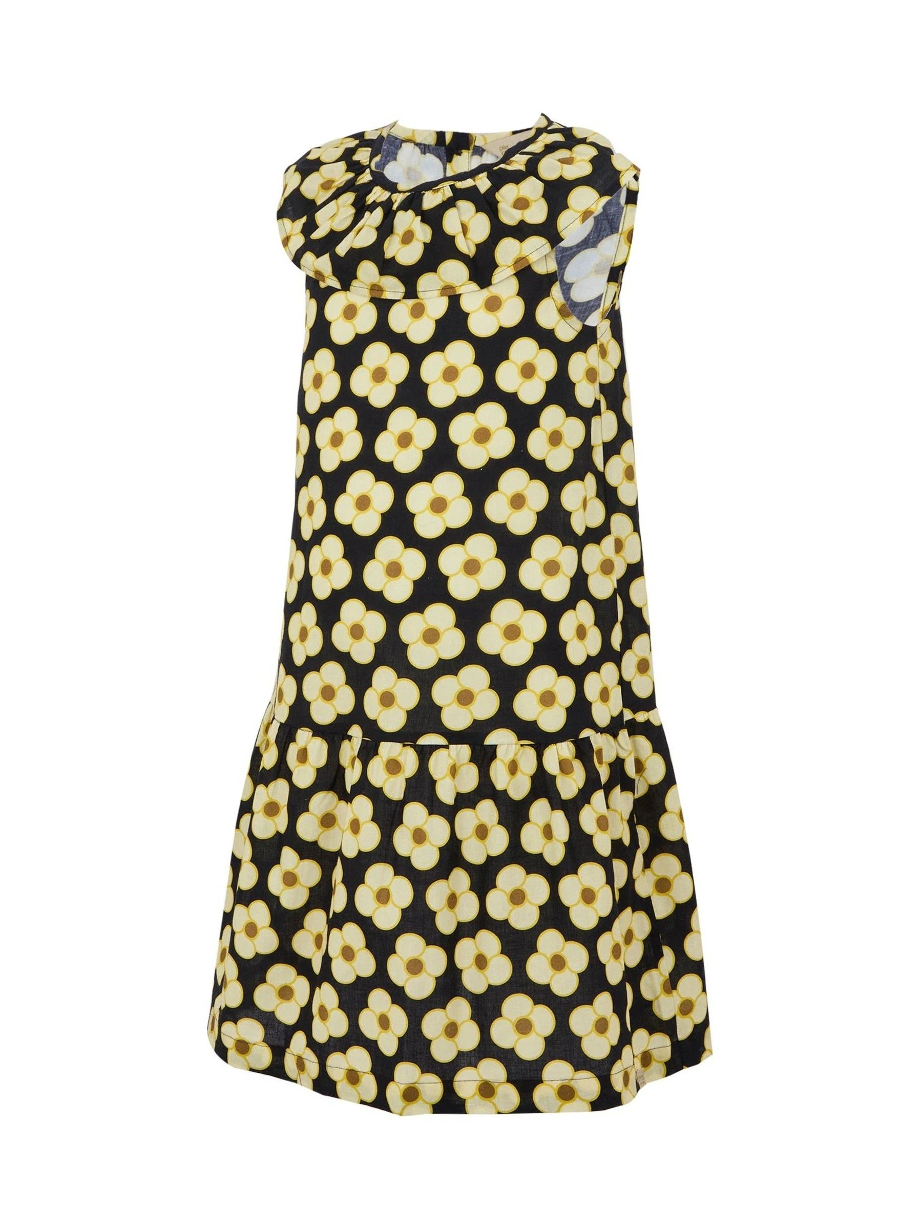 Zwart geel - Regatta Girls 100% Cotton Orla Kiely Playsuit