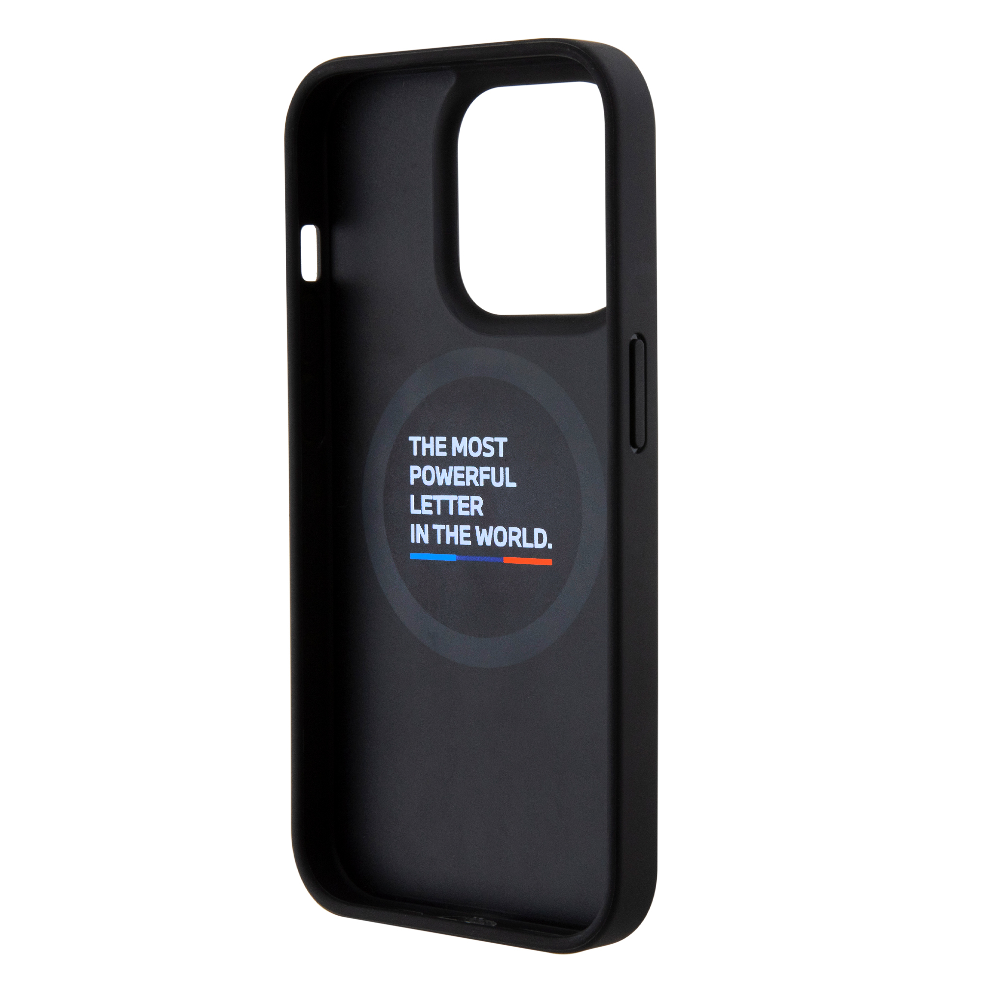 iPhone 15 Pro MagSafe Leder Hardcase Hülle Quilted Tricolor (BMHMP15L22PVTK) - Schwarz