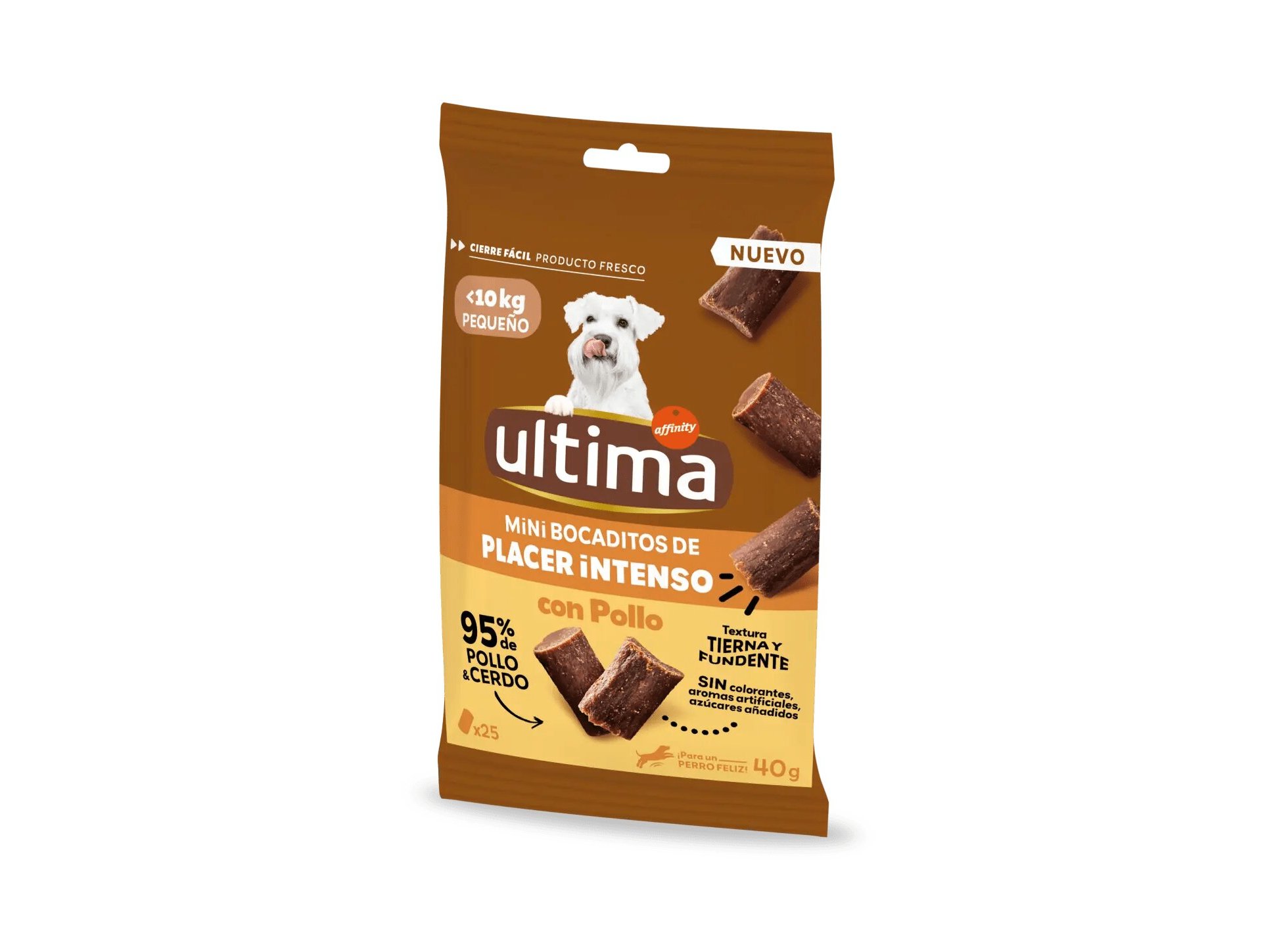 SNACK PARA CÃO ULTIMA SABOR INTENSO FRANGO 40G