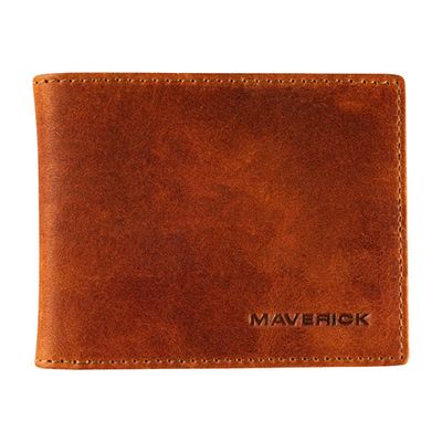 Maverick New Men - Portefeuille RFID avec 2 pochettes pour les billets - cuir