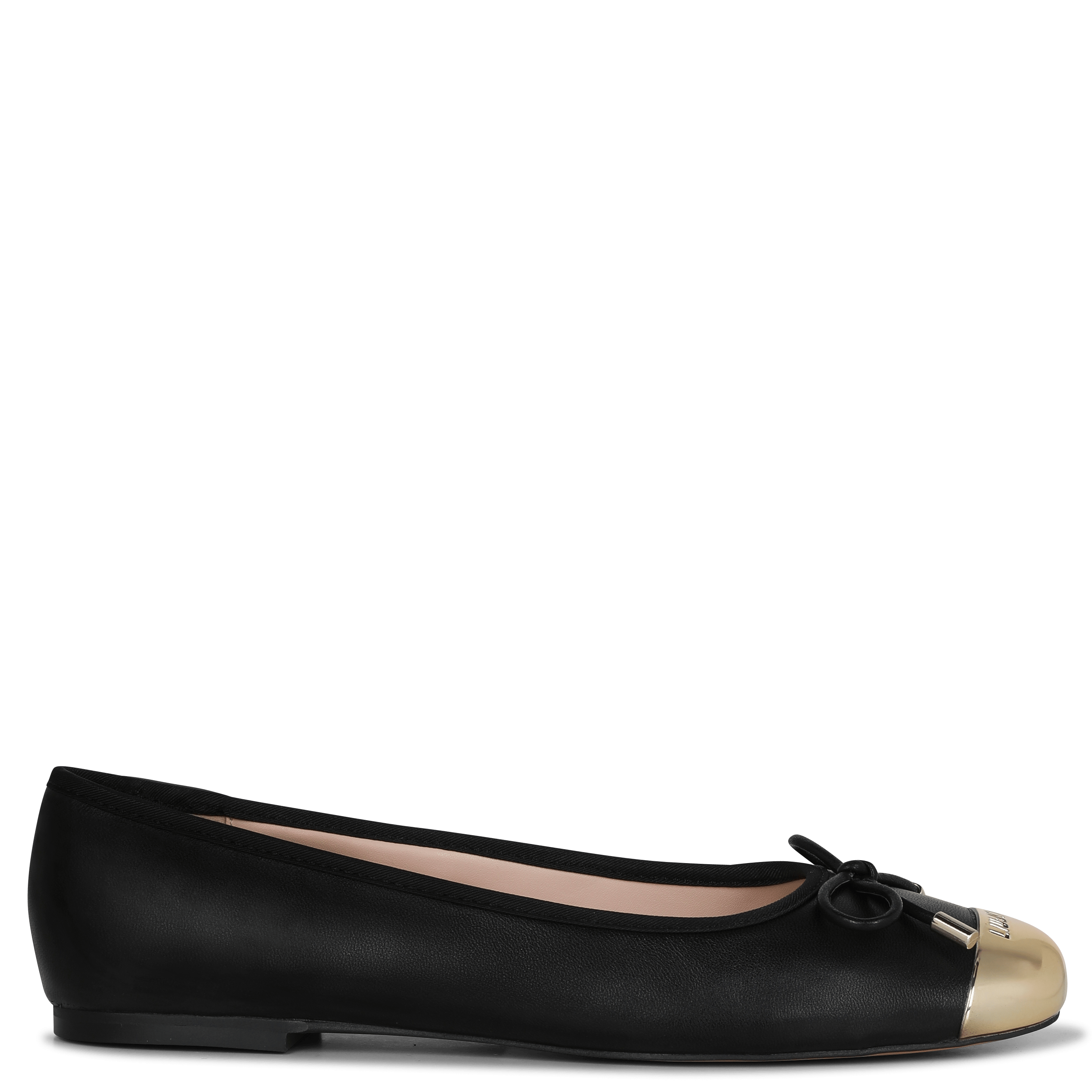 DAFNE 01 - Ballerines en cuir mélangé | Noir