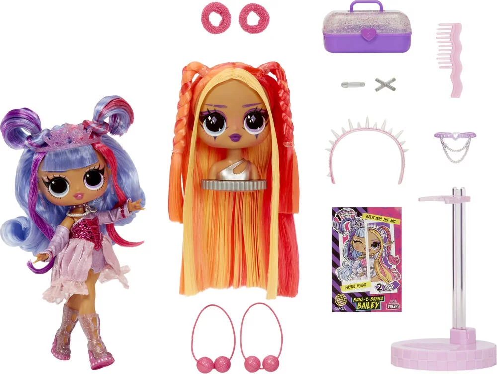 L O L SURPRISE -   POUPEE TWEENS SURPRISE SWAP FASHION - BUNS-2- BRAIDS BAILEY