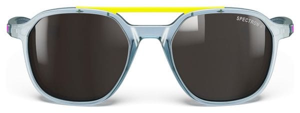 Lunettes Julbo Slack Cover - Spectron 4 - Bleu Translucide Brillant/Rose