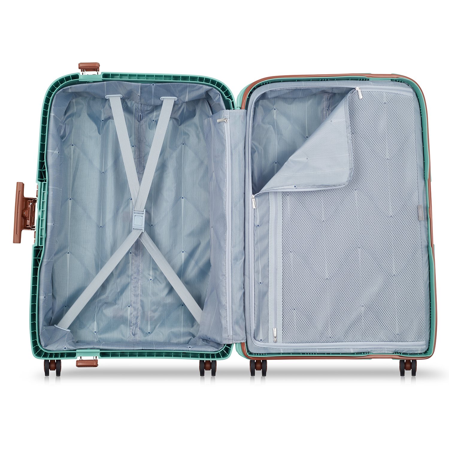 Delsey Moncey 4 Wheel Trolley 69 almond