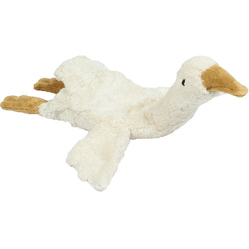 Senger warmteknuffel gans - wit - 47 cm