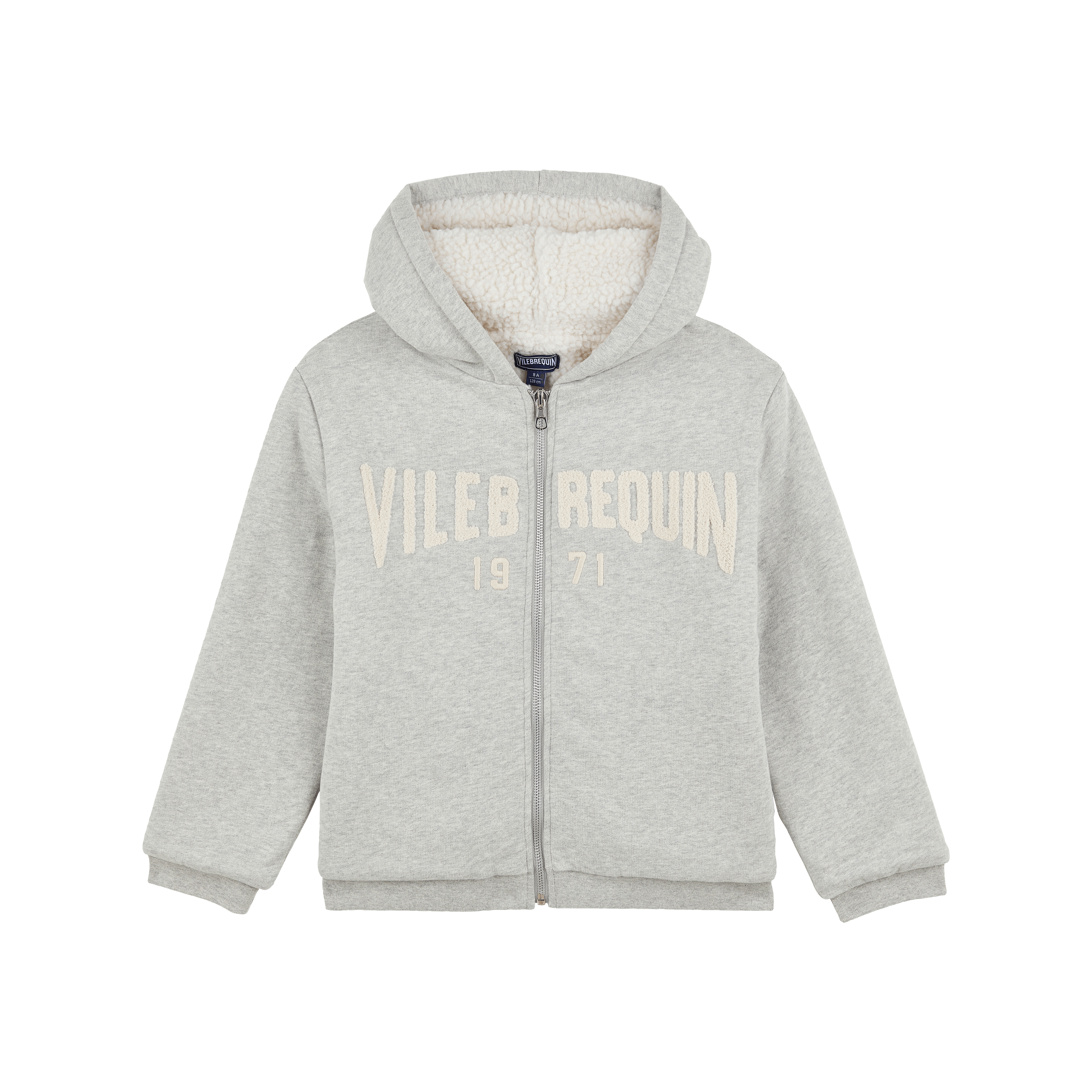 Sweat à Capuche Zippé Enfant Logo Brodé