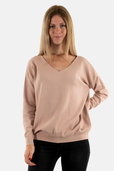 Pull leger please m4977 1330 rosa antico