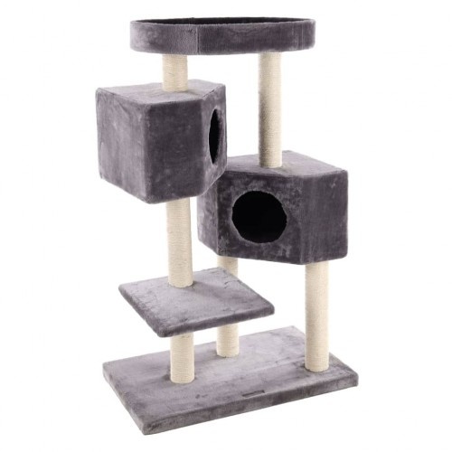 arranhador para gatos cinza-flamingo