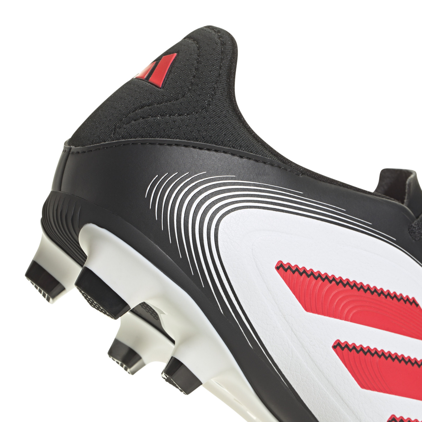 Adidas Copa Pure III Club Gras / Kunstgras Voetbalschoenen (MG) Wit Zwart Rood