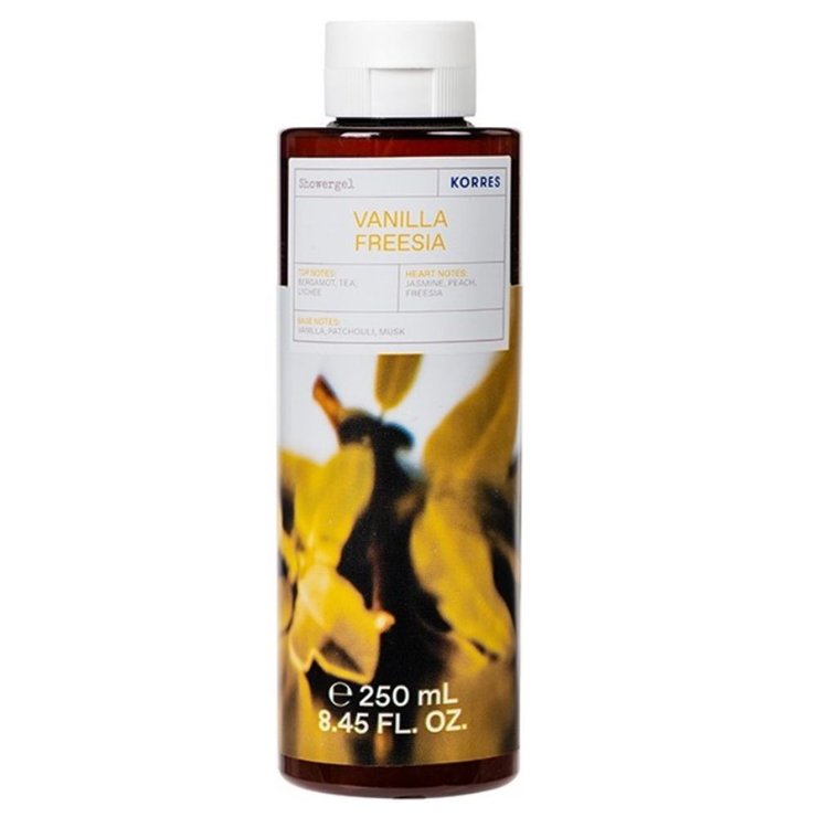 Gel douche Vanille Freesia 250ml Korres