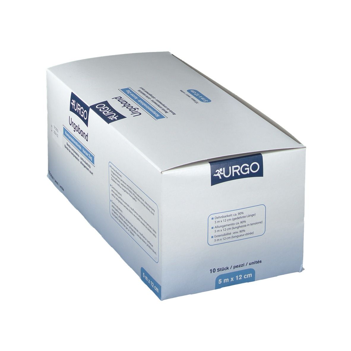 Urgoband Kompressionsbinde kurzer Zug 12 cm x 5 cm