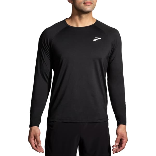T-shirt trail BROOKS ATMOSPHERE LONG SLEEVE 2.0 BLACK