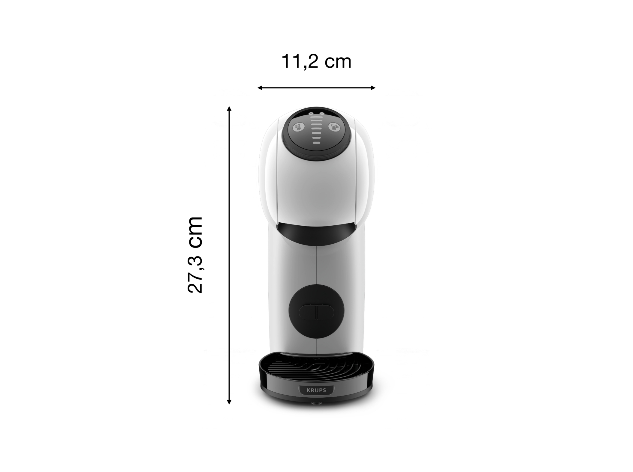 MAQUINA DE CAFE DOLCE GUSTO KRUPS KP2431P16 GENIO S BASIC BRANCO