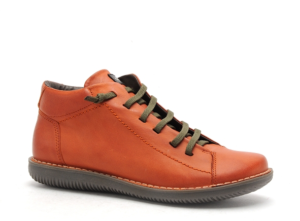 Chacal boots bottine plates femme 6405 orange