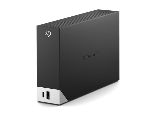 Seagate One Touch with hub STLC20000400 - Harddisk - 20 TB - ekstern (stasjonær) - USB 3.0 - svart - med Seagate Rescue Data Recovery