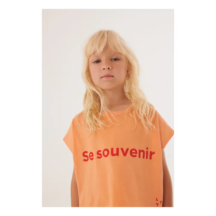 Letter To The World T-Shirt L.A Coton Bio | Abricot