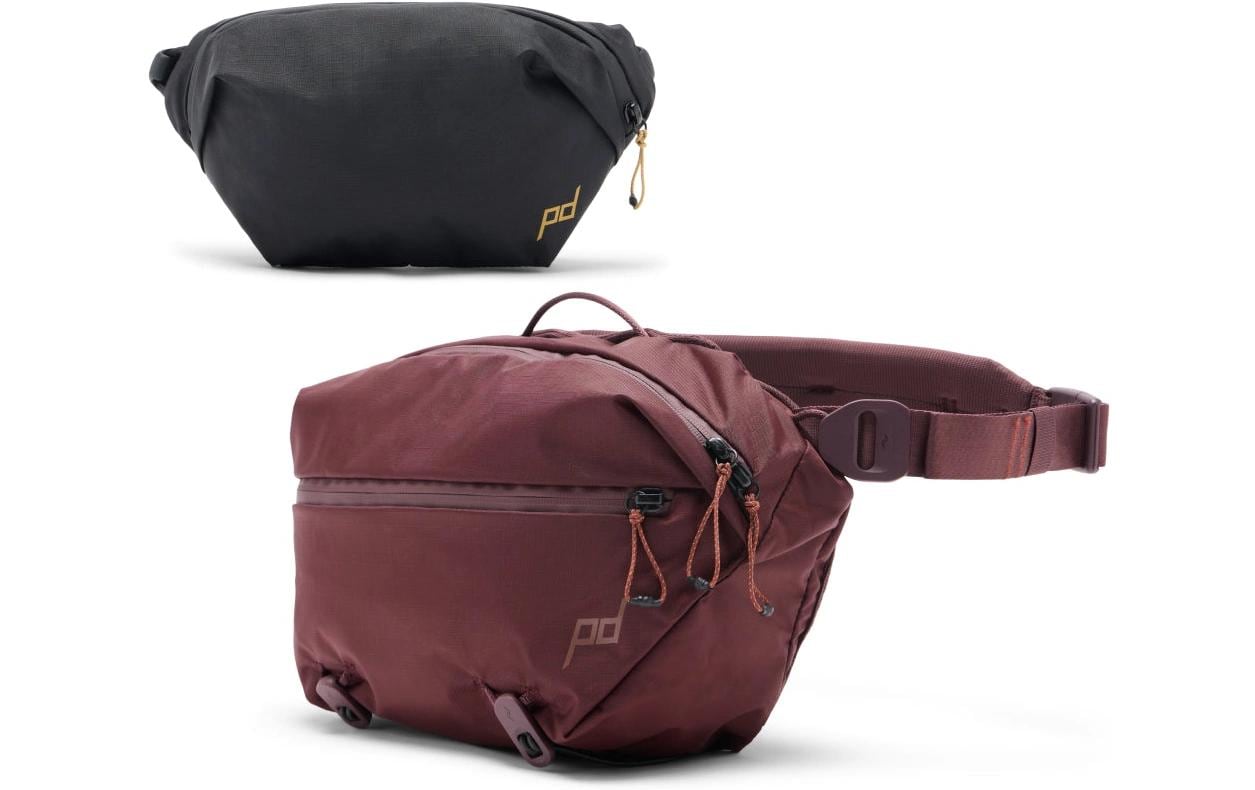 Fotorucksack Outdoor Sling 2L – SchwarzUltraleichte, quer über den Körper getragene Tasche
