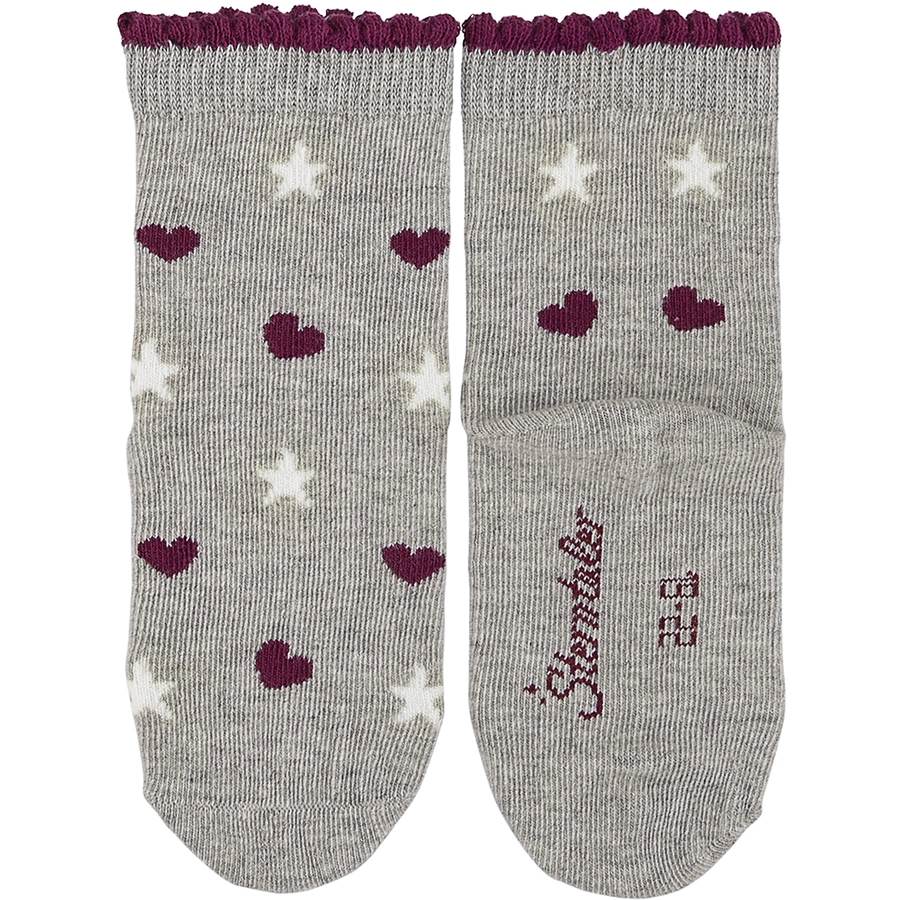 Sterntaler Baby-Söckchen 3er-Pack Regenbogen pink