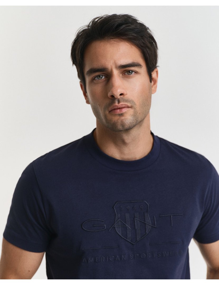 Tonal Shield Blue T-shirt