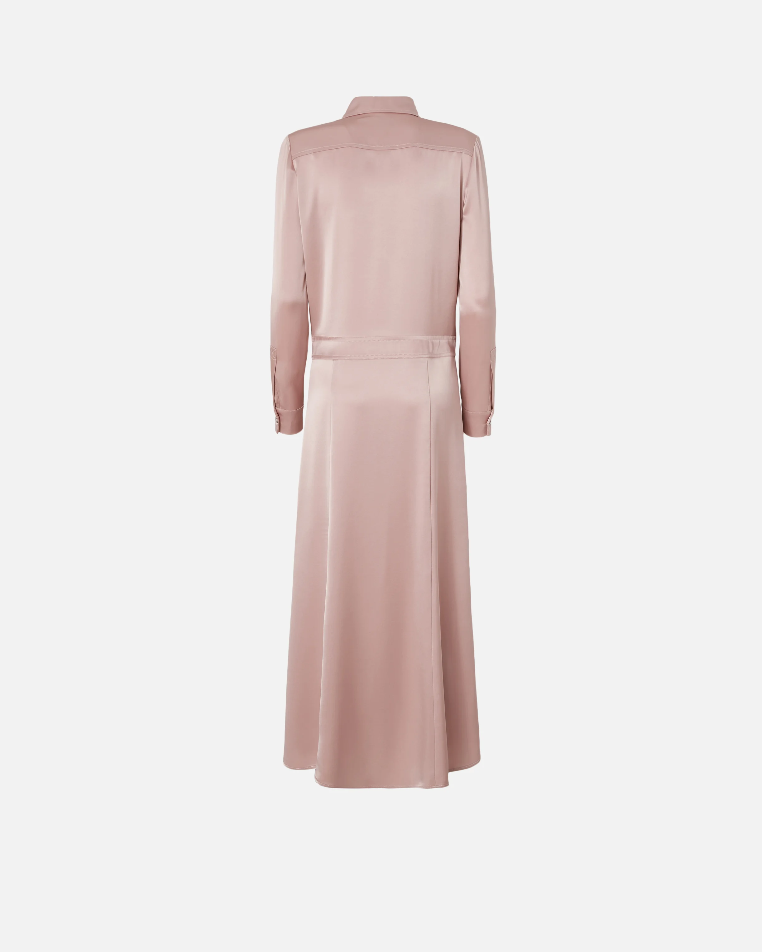 Robe chemise longue | Rose