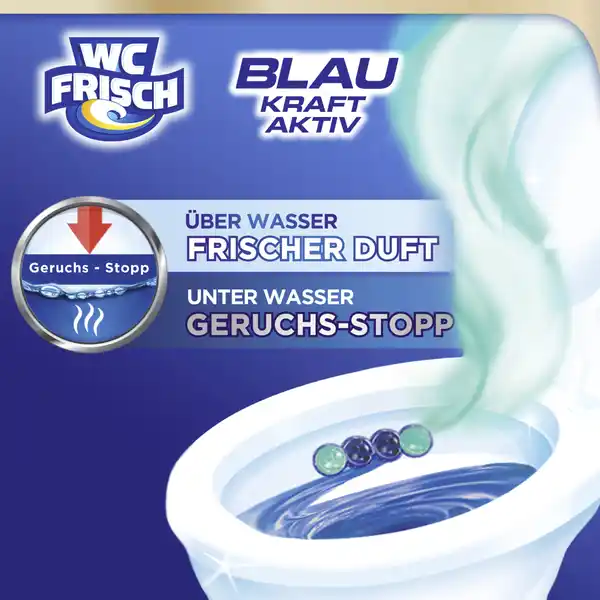 Blau Kraft-Aktiv Duftspüler Ozeanfrische