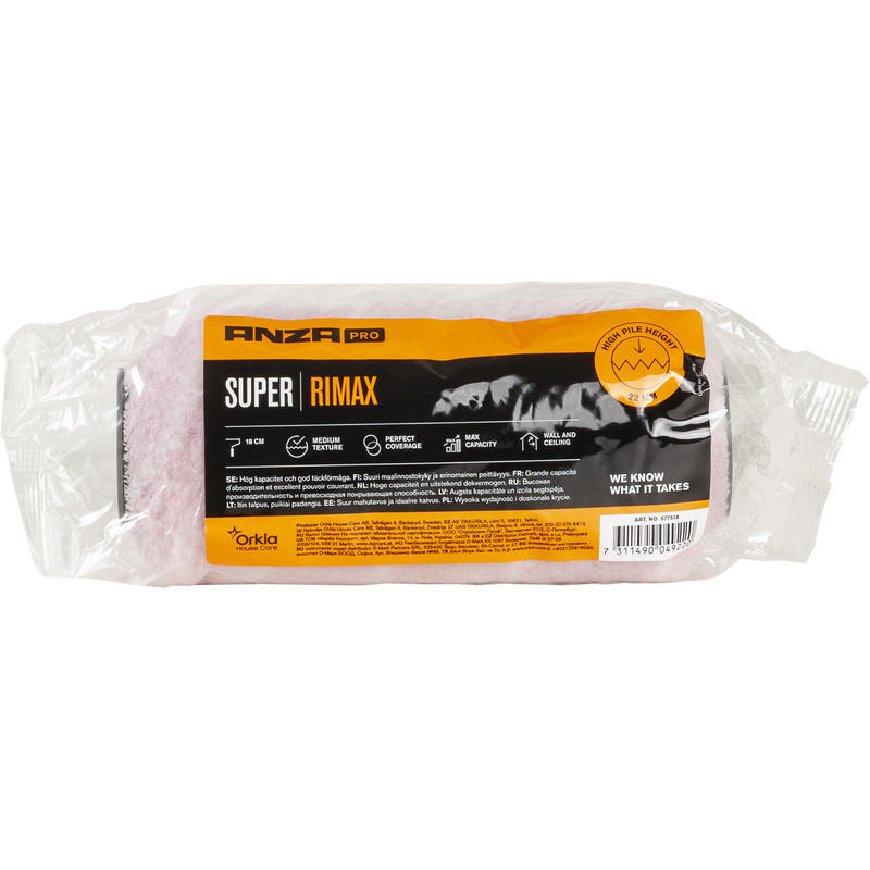 Anza Pro Rimax muurverfroller acryl 18cm